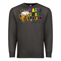 Smoke mardi gras drinking team 12 inches 300 dpi Premium Sweatshirt - CowGirlArtShop