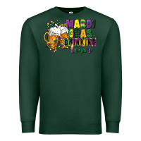 Sports Green mardi gras drinking team 12 inches 300 dpi Premium Sweatshirt - CowGirlArtShop