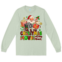 Matcha this is my christmas movie watching blanket Long Sleeve Tee - MaliasSmallBusiness