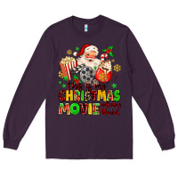 Plum this is my christmas movie watching blanket Long Sleeve Tee - MaliasSmallBusiness