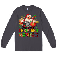Smoke this is my christmas movie watching blanket Long Sleeve Tee - MaliasSmallBusiness