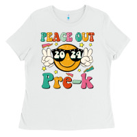 White peace out 2024 pre k Ladies Tee - JahusDesignShop