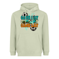 Matcha Game day lightning bolt soccer Heavyweight Hoodie - HowdyJamesFarm