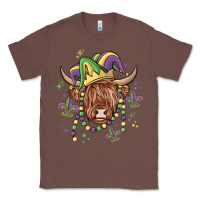 Chestnut mardi gras cow Classic Tee - MaliasSmallBusiness