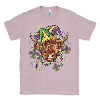 Lilac mardi gras cow Classic Tee - MaliasSmallBusiness