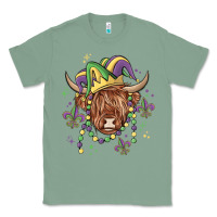 Sage mardi gras cow Classic Tee - MaliasSmallBusiness