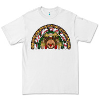 White reindeer rainbow christmas Premium Tee - AdoDesignShop