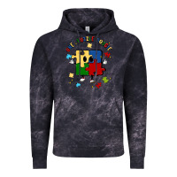 Cloud Black one puzzle bougie Vintage Hoodie - MaliasSmallBusiness