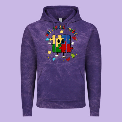 One Puzzle Bougie Vintage Hoodie Designed By Maliassmallbusiness