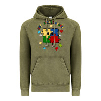 Vintage Olive one puzzle bougie Vintage Hoodie - MaliasSmallBusiness