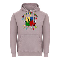 Vintage Zinc one puzzle bougie Vintage Hoodie - MaliasSmallBusiness
