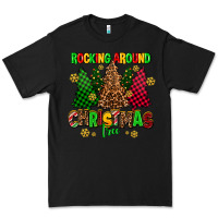 Black rocking around the christmas tree Premium Tee - AdoDesignShop