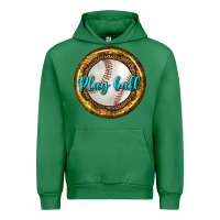 Emerald baseball with sunflower round earrings Urban Hoodie - BundleAndBundleShop