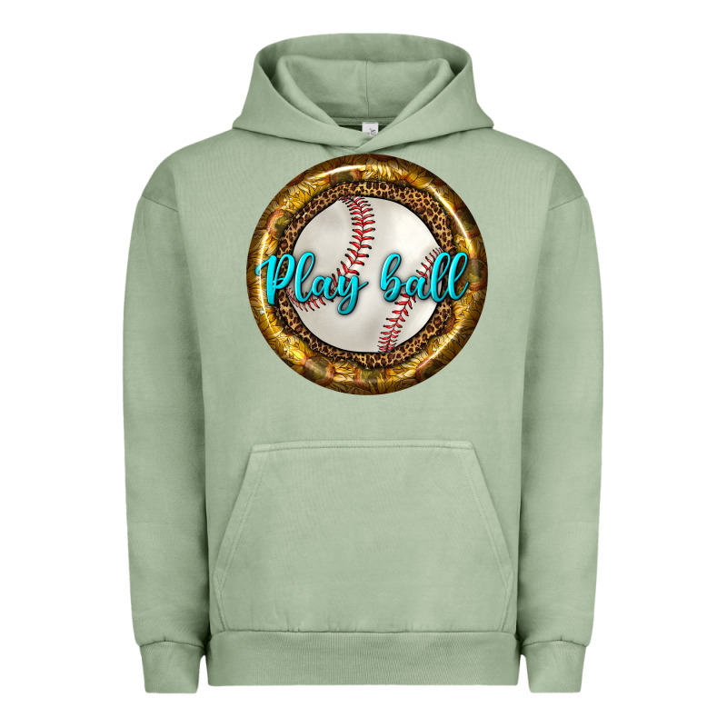 Baseball With Sunflower Round Earrings Urban Hoodie by BundleAndBundleShop | Teevron