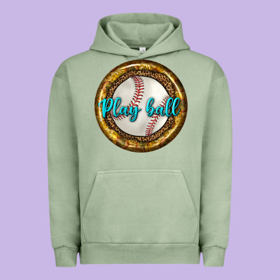 Baseball With Sunflower Round Earrings Urban Hoodie Designed By Bundleandbundleshop