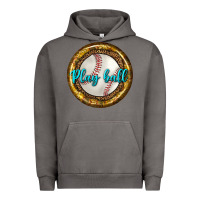 Pigment Tornado baseball with sunflower round earrings Urban Hoodie - BundleAndBundleShop