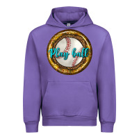 Tulip baseball with sunflower round earrings Urban Hoodie - BundleAndBundleShop