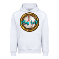 White baseball with sunflower round earrings Urban Hoodie - BundleAndBundleShop