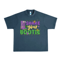 Midnight Navy shake your bootie Urban Heavy Tee - MaliasSmallBusiness