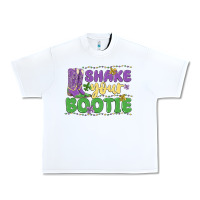 White shake your bootie Urban Heavy Tee - MaliasSmallBusiness