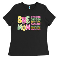Black she is mom Ladies Tee - JahusDesignShop
