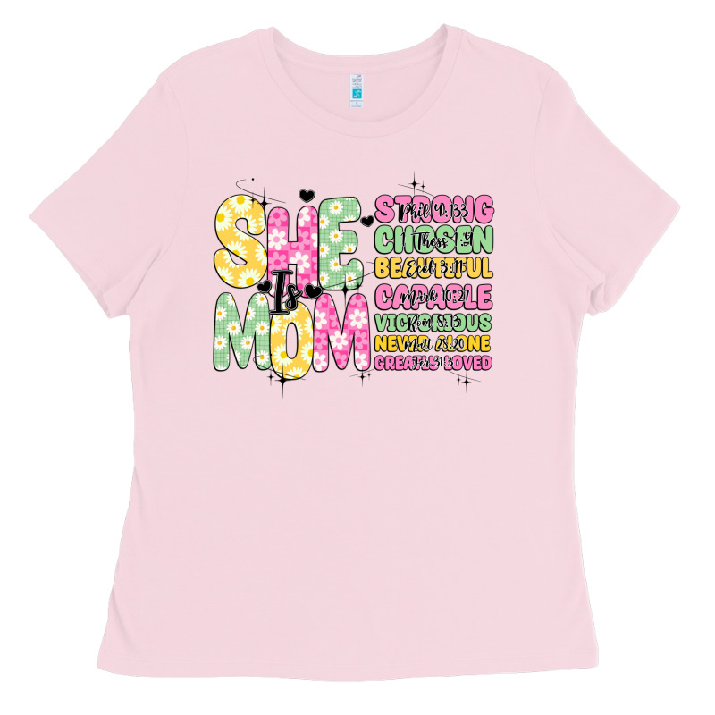 She Is Mom Ladies Tee by JahusDesignShop | Teevron