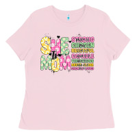 Bubblegum Pink she is mom Ladies Tee - JahusDesignShop