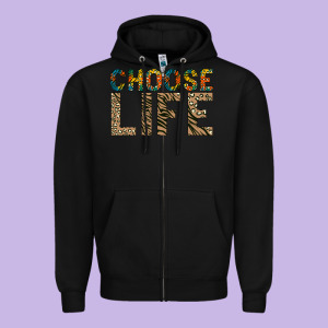 Choose Life Zipper Hoodie Designed By Bettercallsaul