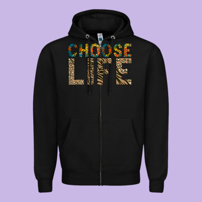 Choose Life Zipper Hoodie Designed By Bettercallsaul