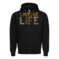 Black Choose life Zipper Hoodie - Bettercallsaul