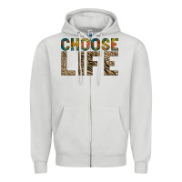Dove Grey Choose life Zipper Hoodie - Bettercallsaul