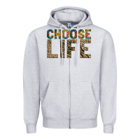 Heather Grey Choose life Zipper Hoodie - Bettercallsaul