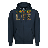 Navy Choose life Zipper Hoodie - Bettercallsaul