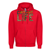 Red Choose life Zipper Hoodie - Bettercallsaul