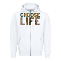 White Choose life Zipper Hoodie - Bettercallsaul