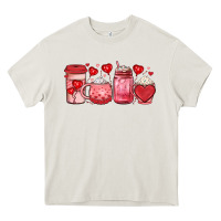 Cream valentines day coffee Heavy Core Tee - JahusDesignShop