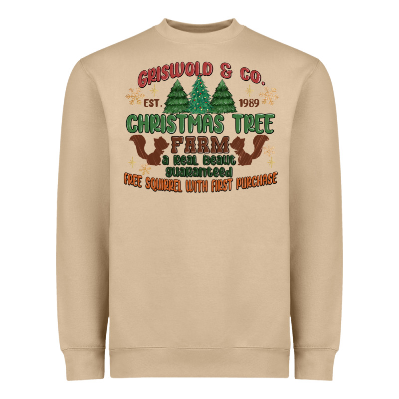 Griswold Christmas Tree Farm Heavyweight Sweatshirt by MaliasSmallBusiness | Teevron