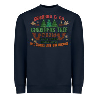 Navy griswold christmas tree farm Heavyweight Sweatshirt - MaliasSmallBusiness