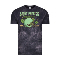 Cloud Black saint patrick university Vintage Tee - MaliasSmallBusiness