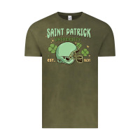 Vintage Olive saint patrick university Vintage Tee - MaliasSmallBusiness