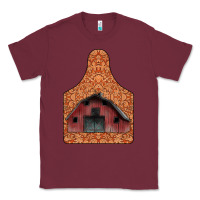Burgundy Barn Earning Classic Tee - CowhideDigitalArt