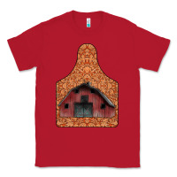 Red Barn Earning Classic Tee - CowhideDigitalArt