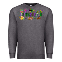 Charcoal Heather interpreter mardi gras Premium Sweatshirt - CowGirlArtShop