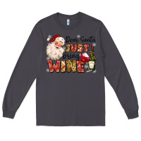 Smoke dear santa just bring wine Long Sleeve Tee - MaliasSmallBusiness