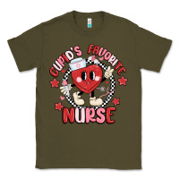 Army Green cupids favorite nurse Classic Tee - MaliasSmallBusiness