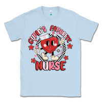Dusty Blue cupids favorite nurse Classic Tee - MaliasSmallBusiness