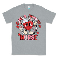 Heather Grey cupids favorite nurse Classic Tee - MaliasSmallBusiness