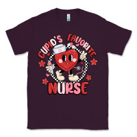 Plum cupids favorite nurse Classic Tee - MaliasSmallBusiness