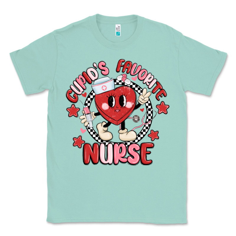 Cupids Favorite Nurse Classic Tee by MaliasSmallBusiness | Teevron