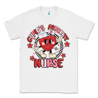 White cupids favorite nurse Classic Tee - MaliasSmallBusiness